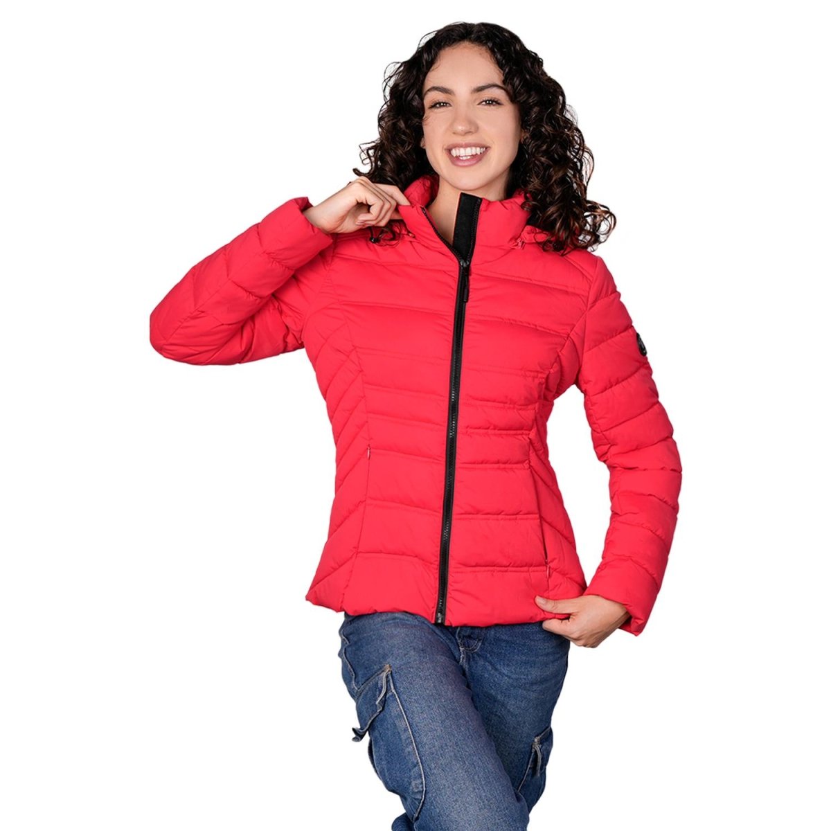 Chamarra larga capitonada para mujer con capucha desmontable Greenlander - Greenlander