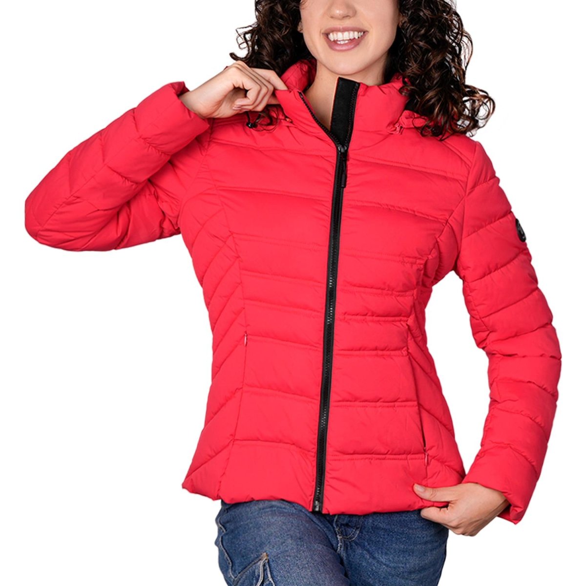 Chamarra larga capitonada para mujer con capucha desmontable Greenlander - Greenlander