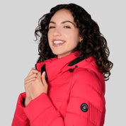 Chamarra larga capitonada para mujer con capucha desmontable Greenlander - Greenlander