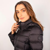 Chamarra larga capitonada para mujer con capucha desmontable Greenlander - Greenlander