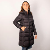 Chamarra larga capitonada para mujer con capucha desmontable Greenlander - Greenlander