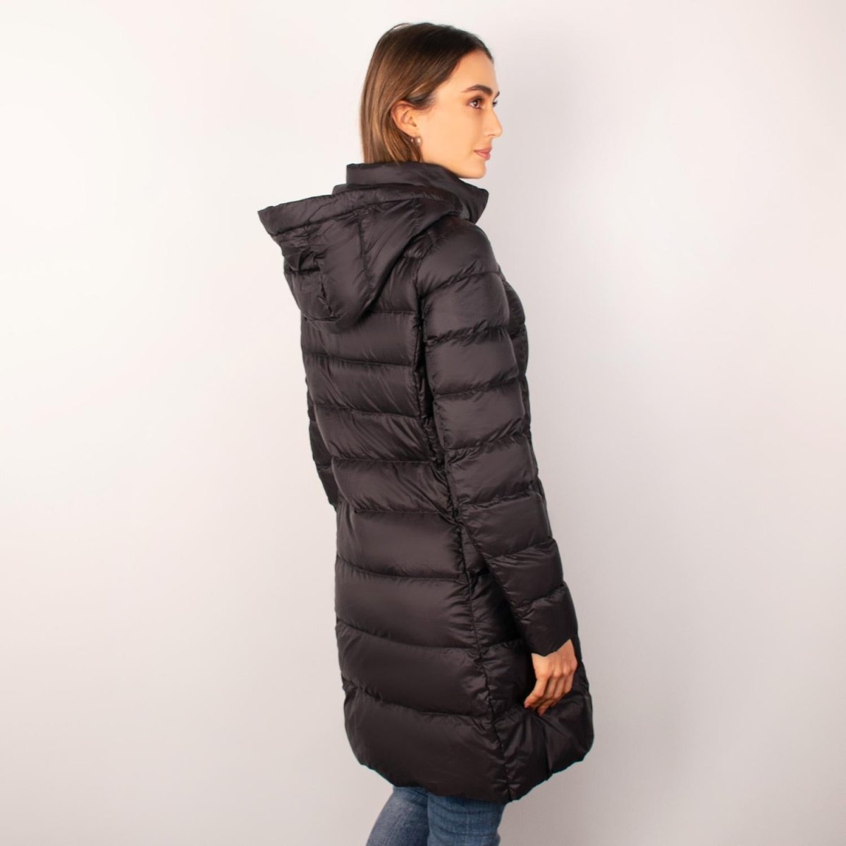 Chamarra larga capitonada para mujer con capucha desmontable Greenlander - Greenlander