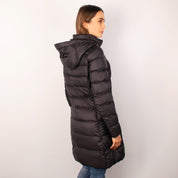 Chamarra larga capitonada para mujer con capucha desmontable Greenlander - Greenlander