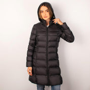 Chamarra larga capitonada para mujer con capucha desmontable Greenlander - Greenlander