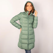 Chamarra larga capitonada para mujer con capucha desmontable Greenlander - Greenlander