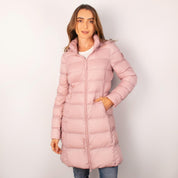 Chamarra larga capitonada para mujer con capucha desmontable Greenlander - Greenlander