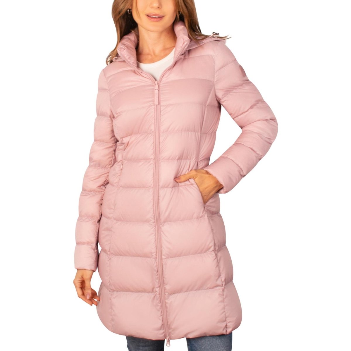 Chamarra larga capitonada para mujer con capucha desmontable Greenlander - Greenlander