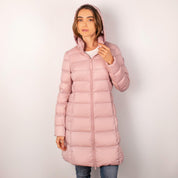 Chamarra larga capitonada para mujer con capucha desmontable Greenlander - Greenlander