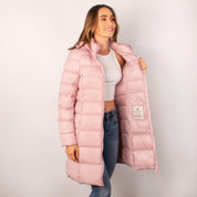 Chamarra larga capitonada para mujer con capucha desmontable Greenlander - Greenlander