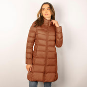 Chamarra larga capitonada para mujer con capucha desmontable Greenlander - Greenlander