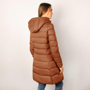 Chamarra larga capitonada para mujer con capucha desmontable Greenlander - Greenlander