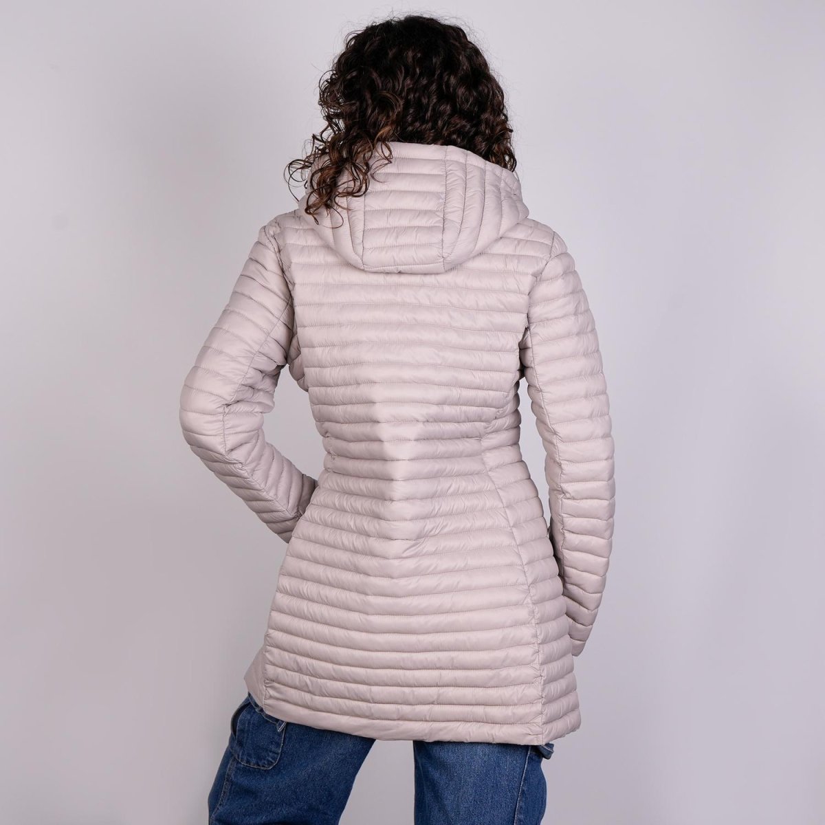 Chamarra larga capitonada para mujer con capucha desmontable Greenlander - Greenlander