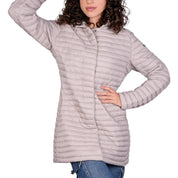 Chamarra larga capitonada para mujer con capucha desmontable Greenlander - Greenlander