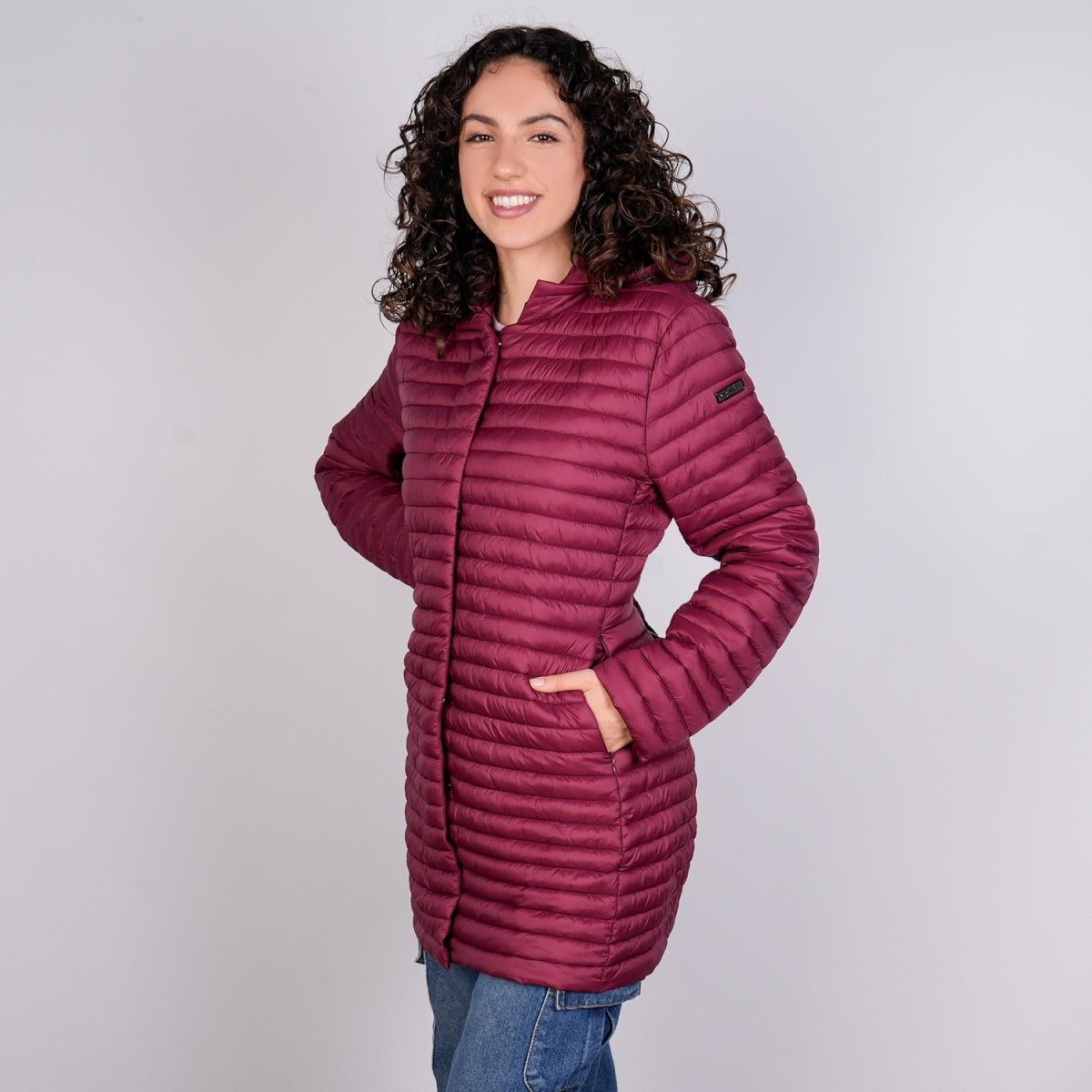 Chamarra larga capitonada para mujer con capucha desmontable Greenlander - Greenlander
