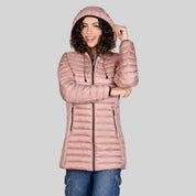 Chamarra larga capitonada para mujer con capucha Greenlander - Greenlander