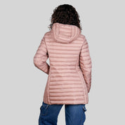 Chamarra larga capitonada para mujer con capucha Greenlander - Greenlander