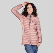 Chamarra larga capitonada para mujer con capucha Greenlander - Greenlander