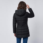 Chamarra Larga Capitonada para Mujer con Gorro Desmontable | Greenlander - Greenlander