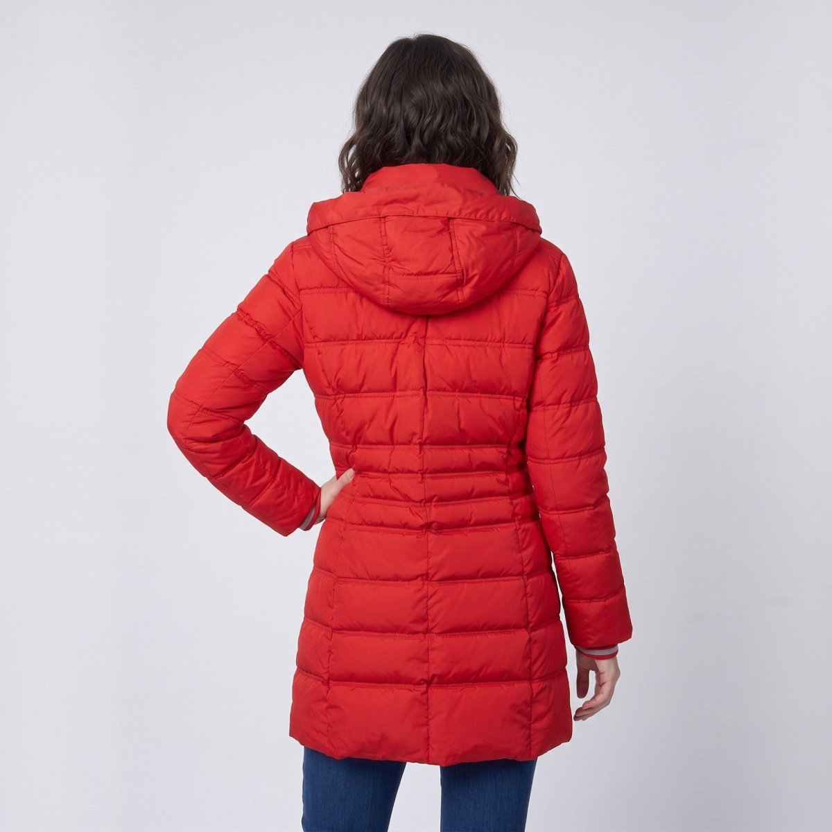 Chamarra Larga Capitonada para Mujer con Gorro Desmontable | Greenlander - Greenlander