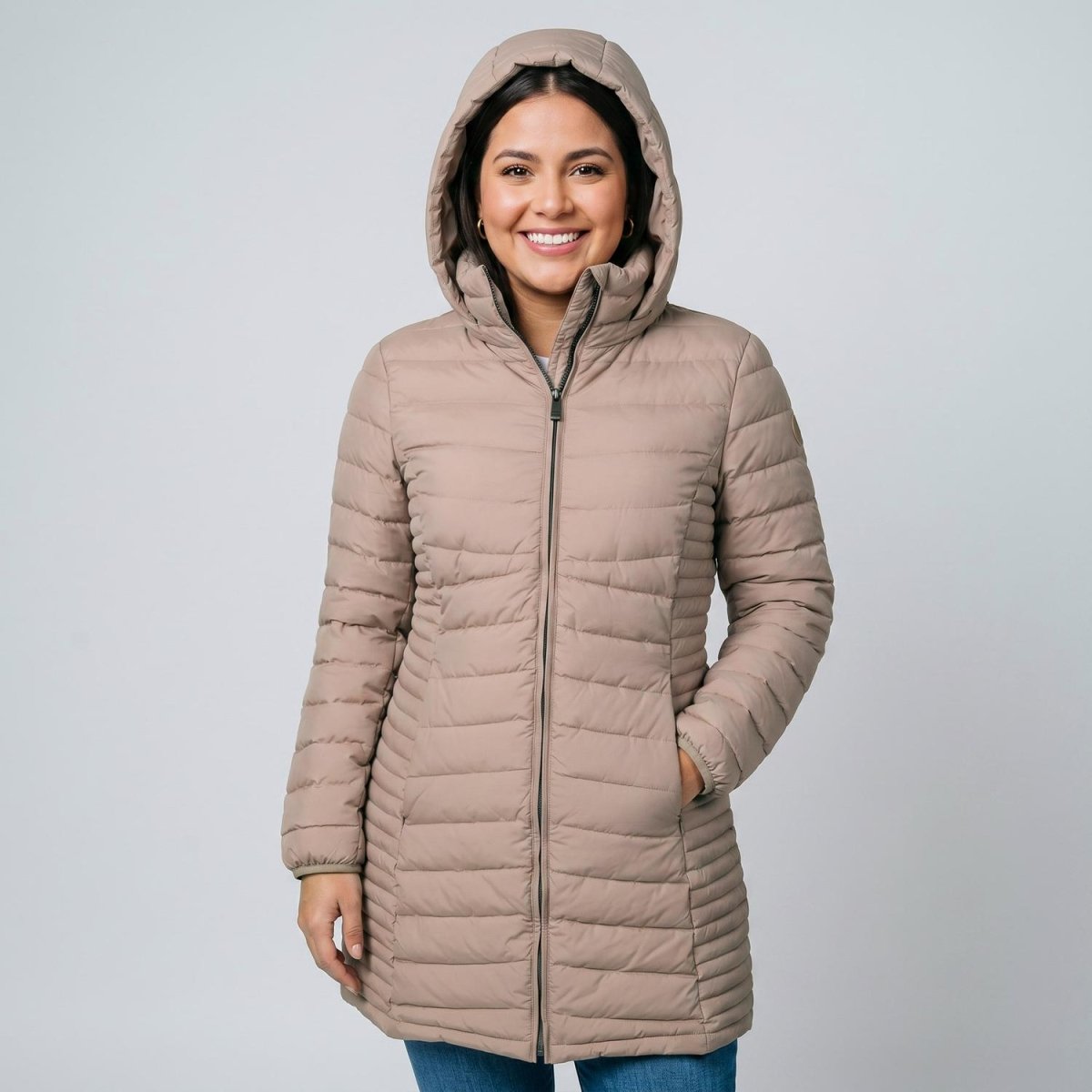 Chamarra larga capitonada para mujer packable Greenlander - Greenlander