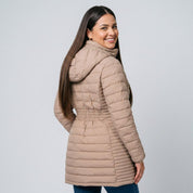Chamarra larga capitonada para mujer packable Greenlander - Greenlander