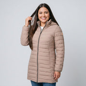 Chamarra larga capitonada para mujer packable Greenlander - Greenlander
