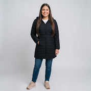Chamarra larga capitonada para mujer packable Greenlander - Greenlander