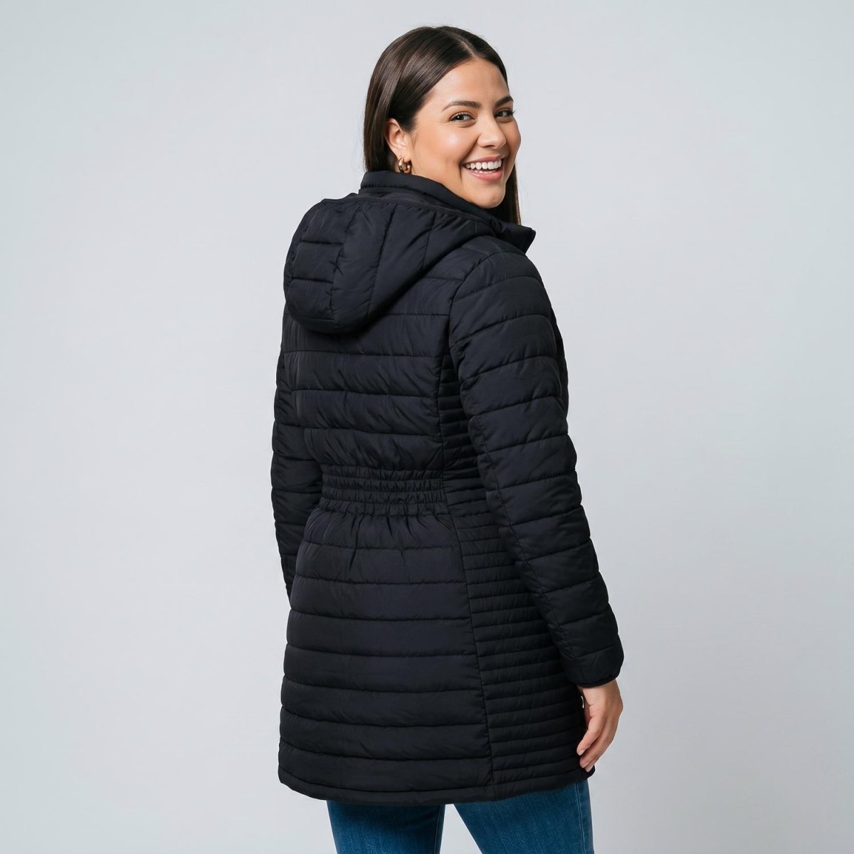 Chamarra larga capitonada para mujer packable Greenlander - Greenlander