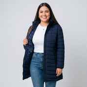 Chamarra larga capitonada para mujer packable Greenlander - Greenlander