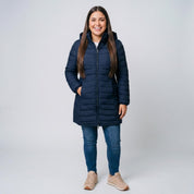 Chamarra larga capitonada para mujer packable Greenlander - Greenlander