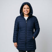 Chamarra larga capitonada para mujer packable Greenlander - Greenlander