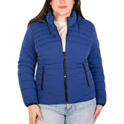 Chamarra larga capitonada plus size para mujer con capucha desmontable Greenlander - Greenlander