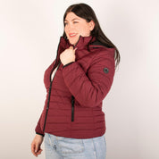 Chamarra larga capitonada plus size para mujer con capucha desmontable Greenlander - Greenlander