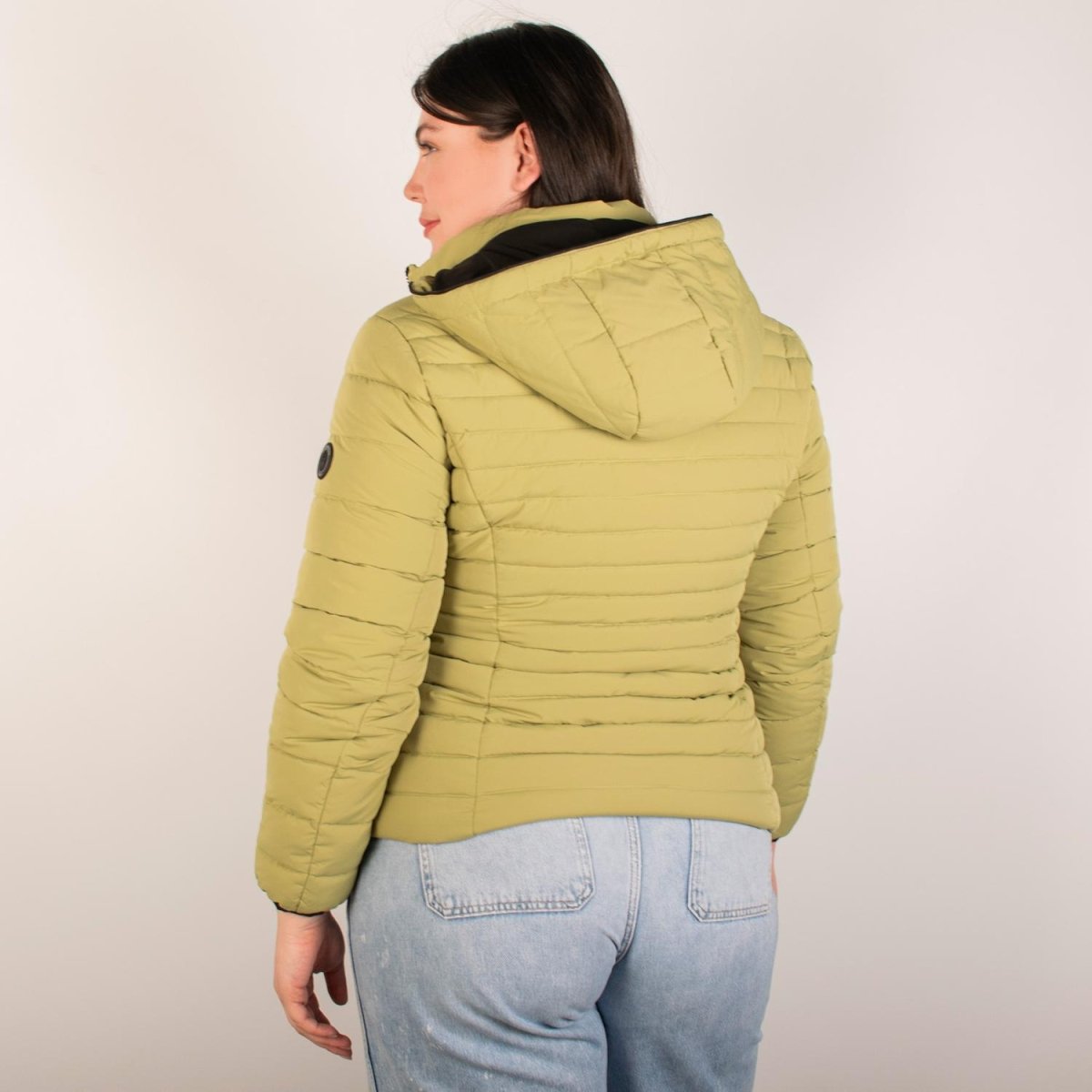 Chamarra larga capitonada plus size para mujer con capucha desmontable Greenlander - Greenlander