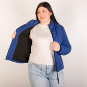Chamarra larga capitonada plus size para mujer con capucha desmontable Greenlander - Greenlander