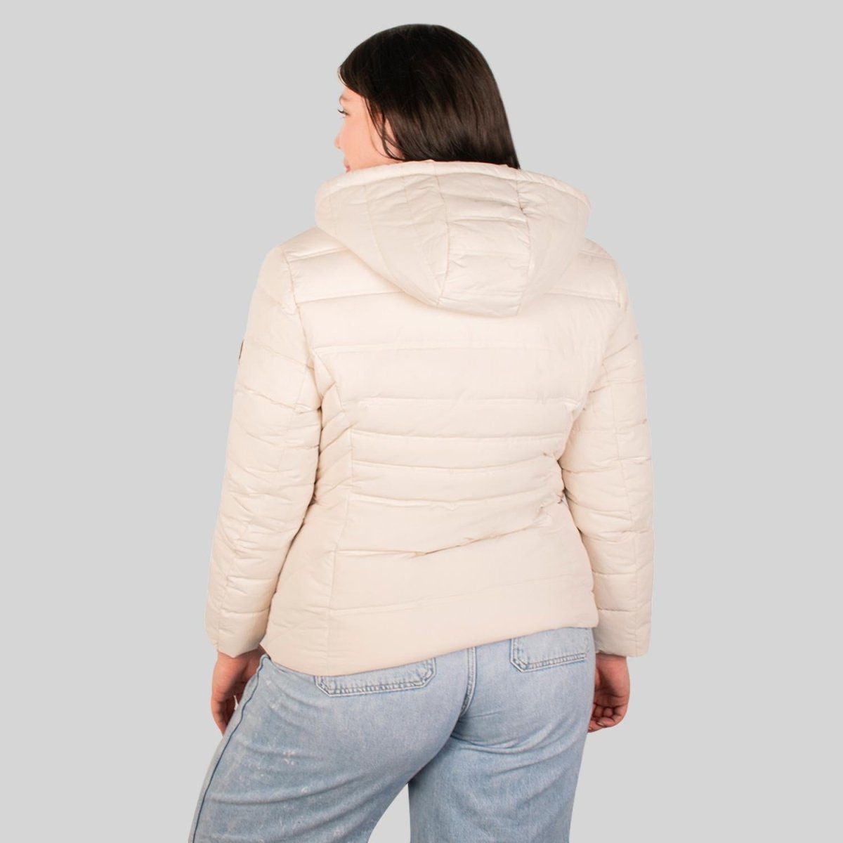 Chamarra larga capitonada plus size para mujer con capucha desmontable Greenlander - Greenlander