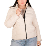 Chamarra larga capitonada plus size para mujer con capucha desmontable Greenlander - Greenlander