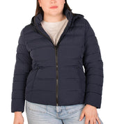 Chamarra larga capitonada plus size para mujer con capucha desmontable Greenlander - Greenlander