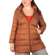 Chamarra larga capitonada plus size para mujer con capucha desmontable Greenlander - Greenlander