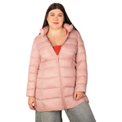 Chamarra larga capitonada plus size para mujer con capucha desmontable Greenlander - Greenlander