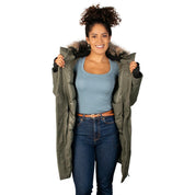 Chamarra Larga Con Fur Mujer - Greenlander
