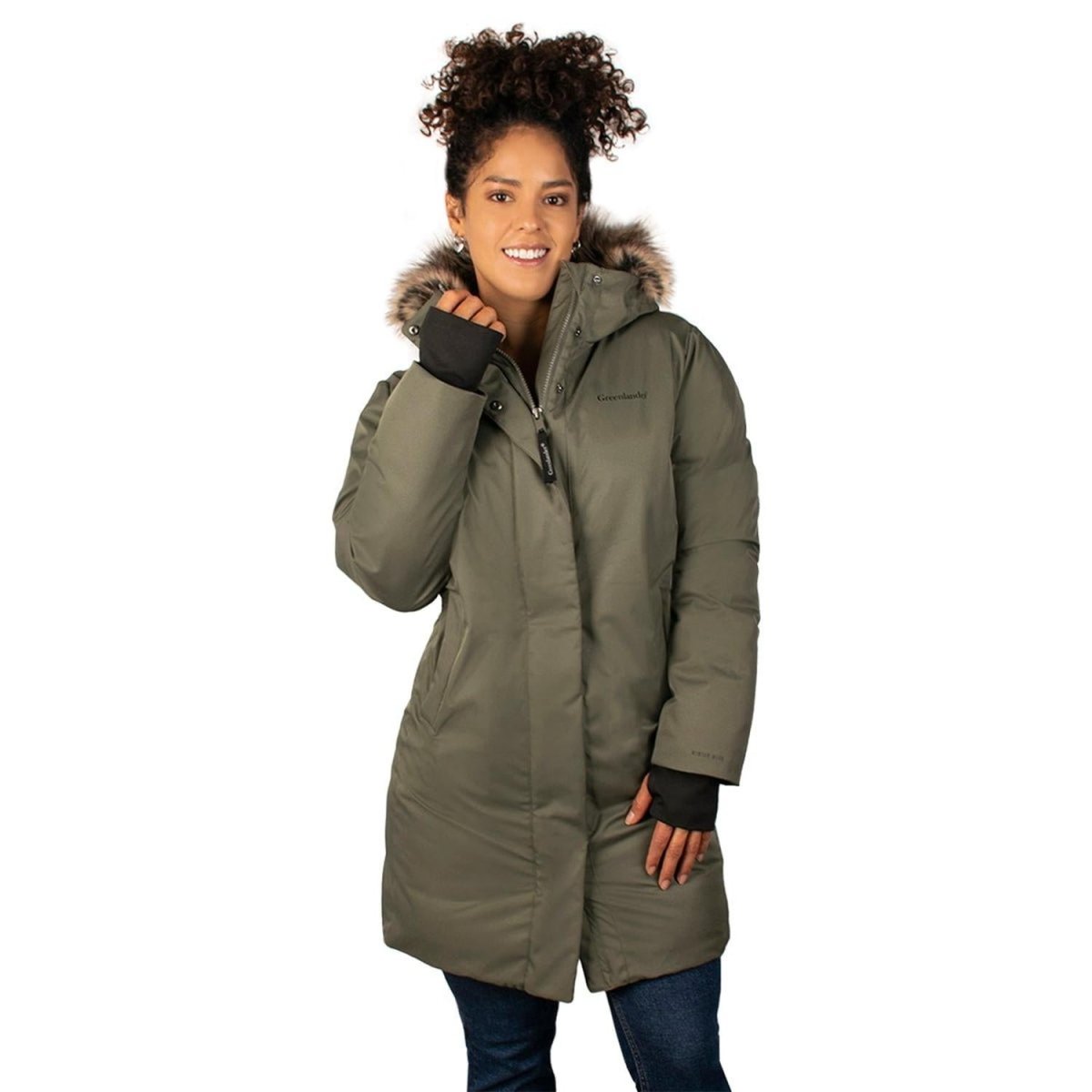 Chamarra Larga Con Fur Mujer - Greenlander
