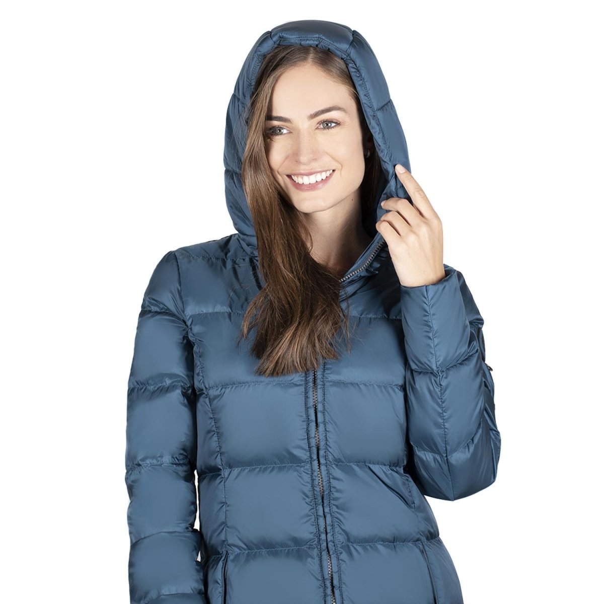 Chamarra Larga con Gorro Mujer - Greenlander