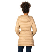 Chamarra Larga de Pluma Capitonada Con Bolsa para Empacar Greenlander Mujer - Greenlander