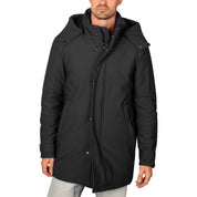 Chamarra larga de poliester para hombre con capucha desmontable Greenlander - Greenlander