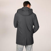 Chamarra larga de poliester para hombre con capucha desmontable Greenlander - Greenlander