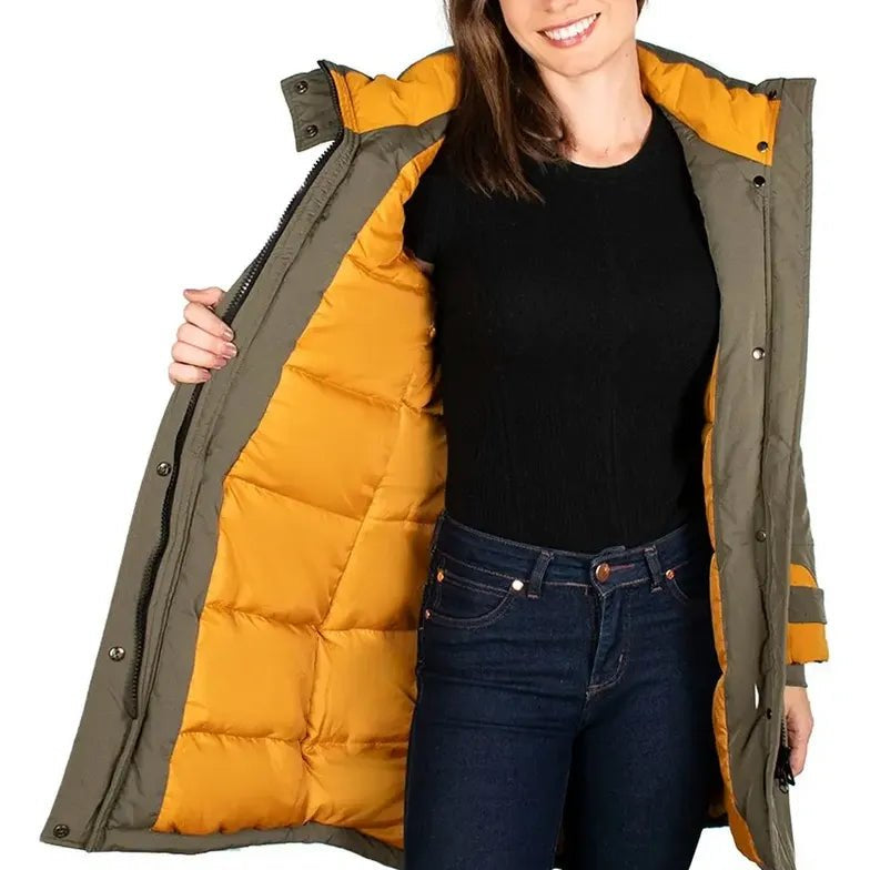 Chamarra Larga Gorro Desmontable Mujer Slim Fit | Greenlander - Greenlander