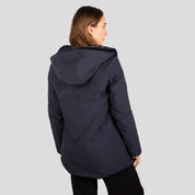 Chamarra larga para Mujer con capucha y bolsas al costado Greenlander - Greenlander