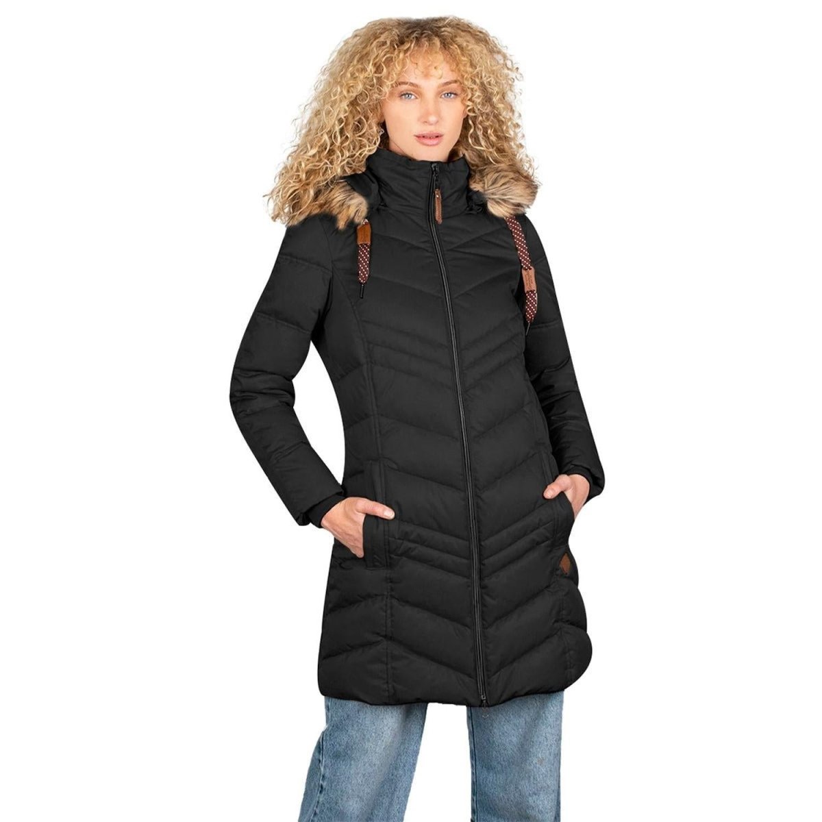 Chamarra Larga Parka Mujer Premium - Greenlander