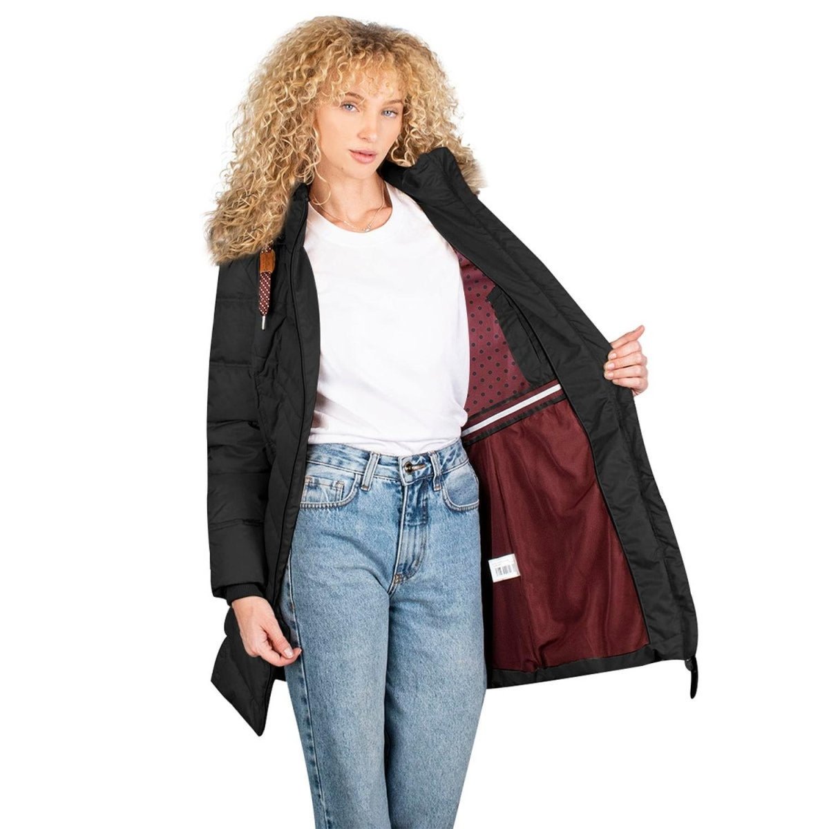 Chamarra Larga Parka Mujer Premium - Greenlander